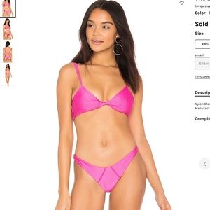 Lovewave The Lawson Bikini Top and the Crawford Bikini Bottoms